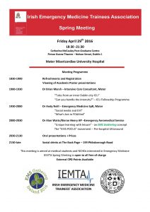 IEMTA Spring Programme 2016